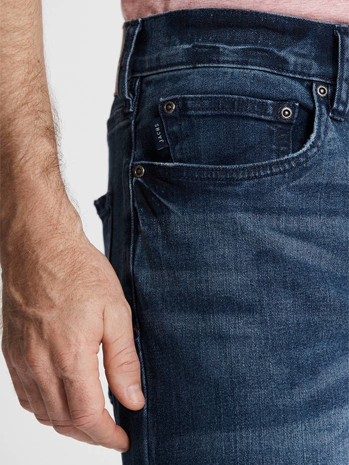 Crown 5-Pocket Denim - Mid Wash for wholesale on Faire1