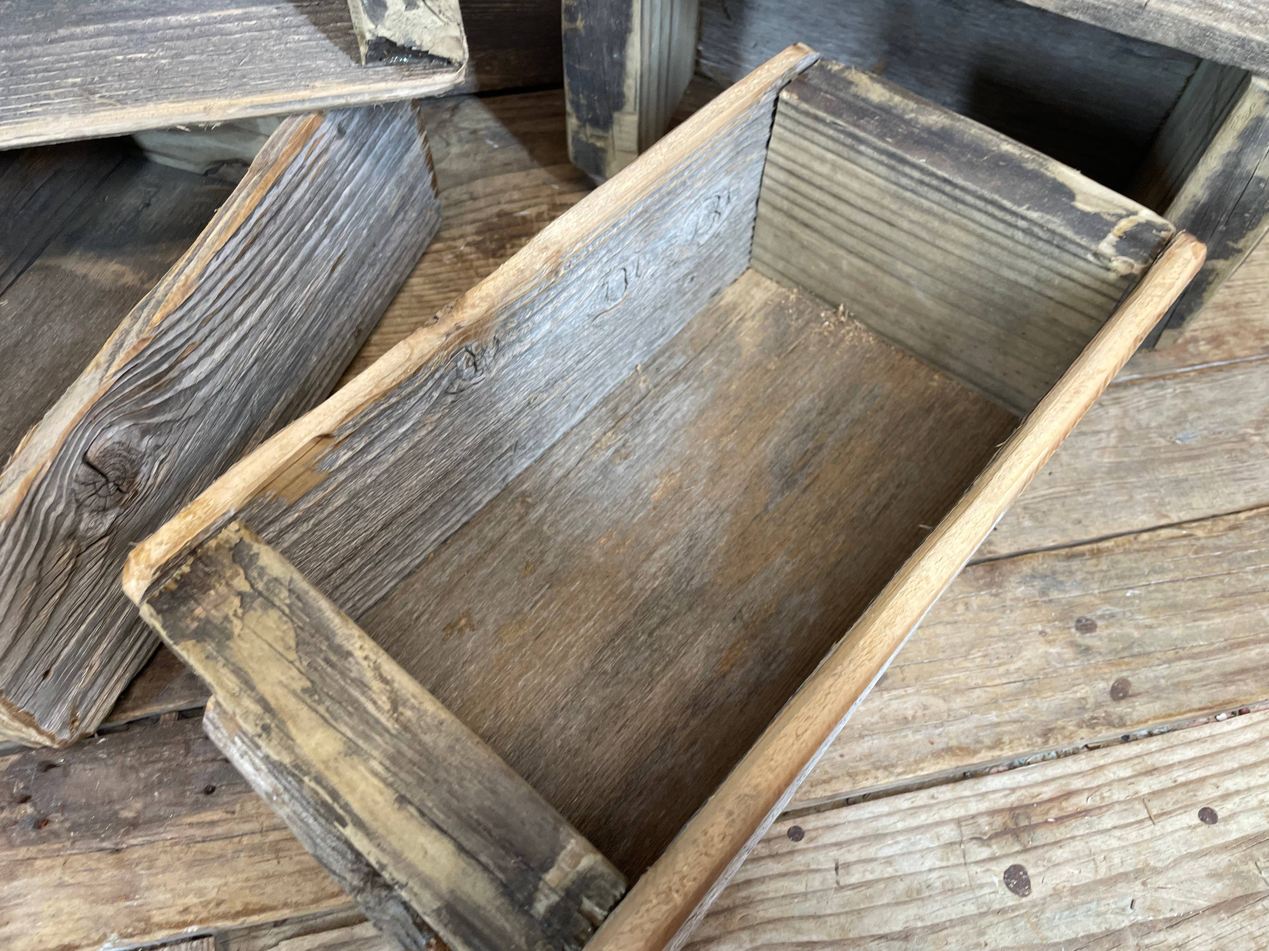 My Amigos Imports - Wholesale Decorative Box - Helena Reclaimed Old Cedar Wood Drawer-Crate-7Wx13Dx4H-Box2