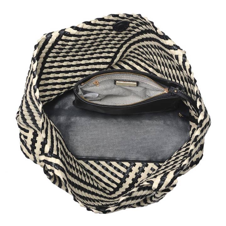 Moda Luxe – Engroshandel Tote bag - Dame – Solana flettet taske5