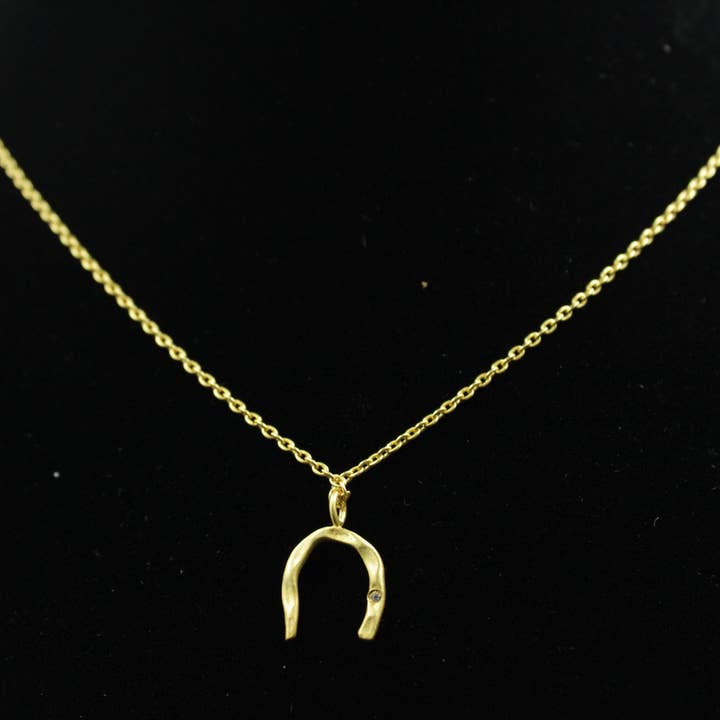 Guldbelagd HERRADURA-kedja för wholesale av LA MAR