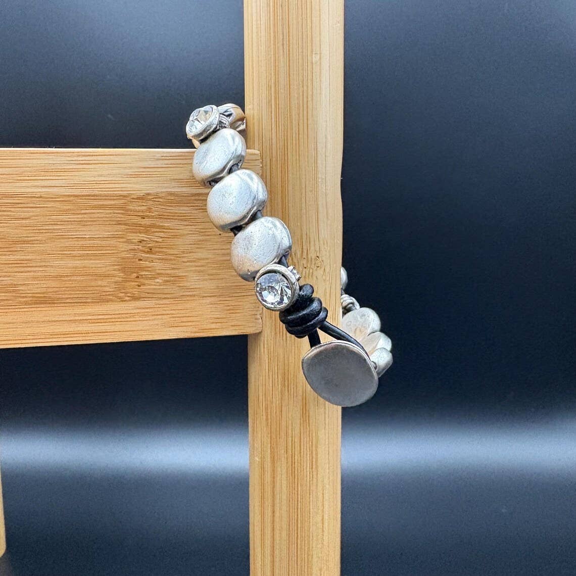 Volare - Wholesale Charm/Dangle Bracelet - Rectaflex Leather weave Bracelet 2