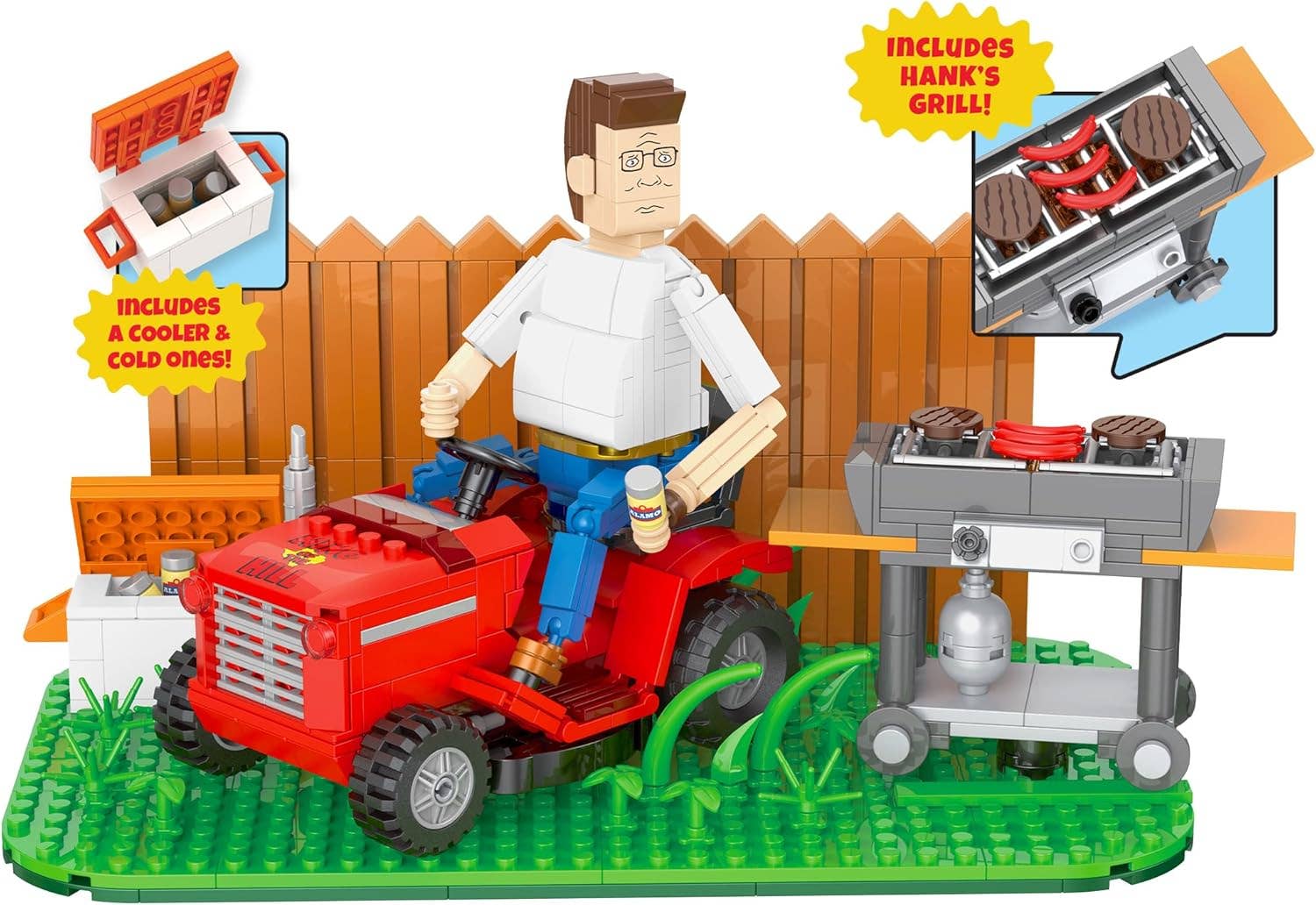 Brickcraft - Wholesale Building Set - Kids - King of The Hill Hank Hill’s Backyard Building Block Set3