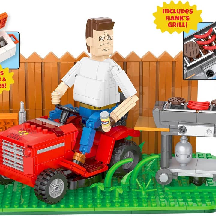 Brickcraft - Wholesale Building Set - Kids - King of The Hill Hank Hill’s Backyard Building Block Set3