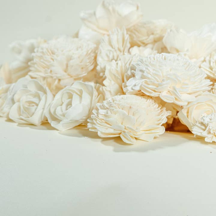 Sola Wood Flowers - Wholesale Artificial Flowers - 100 Random Assortment (No Bark)