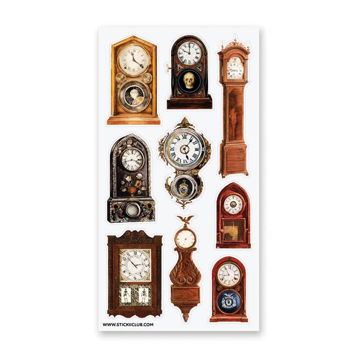 Tick Tock, Tick Tock Sticker Sheet for wholesale by STICKII