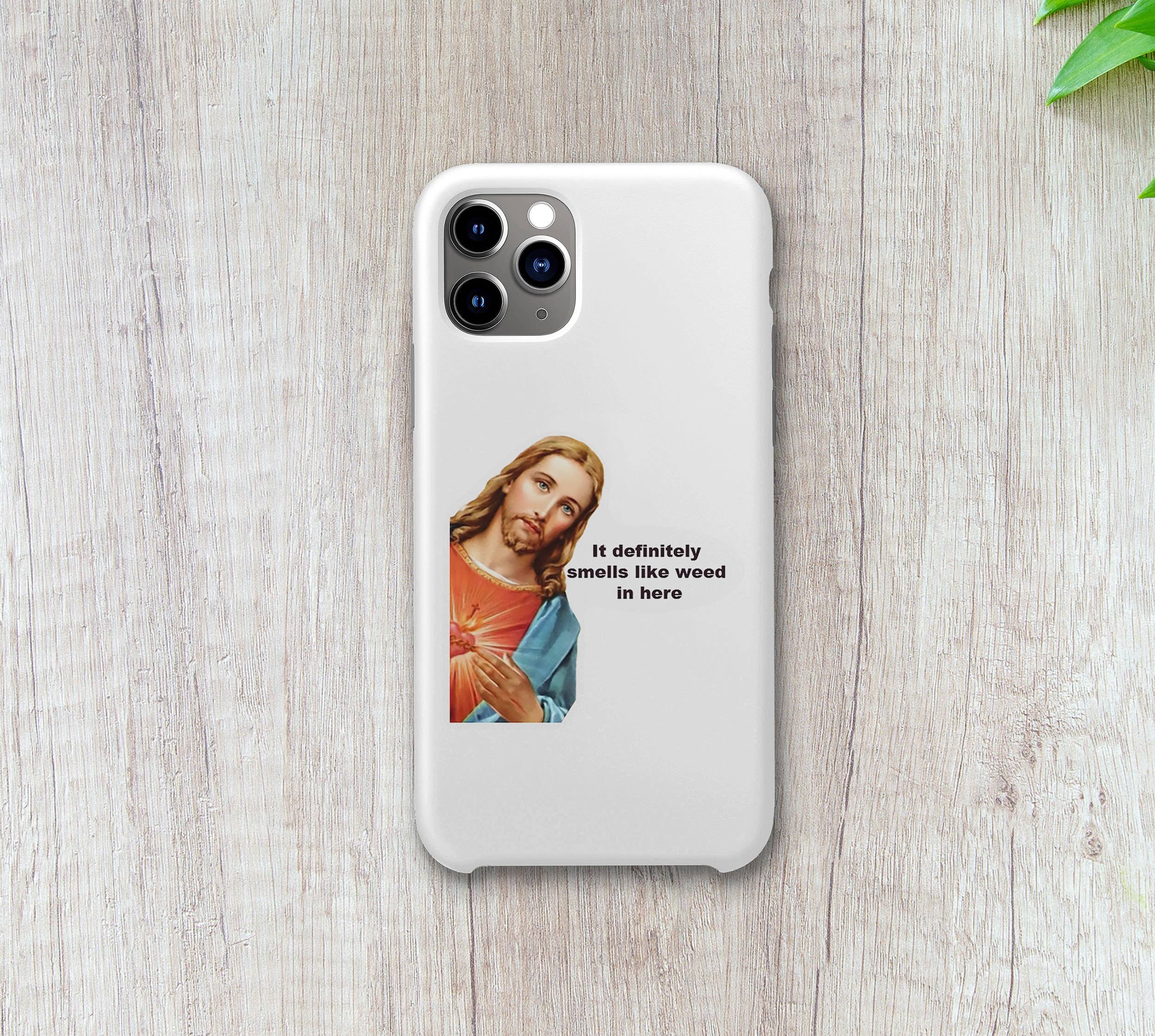 Ozark Sticker Company - Wholesale Sticker - It Definitely Smells Like Weed in Here Jesus Sticker2