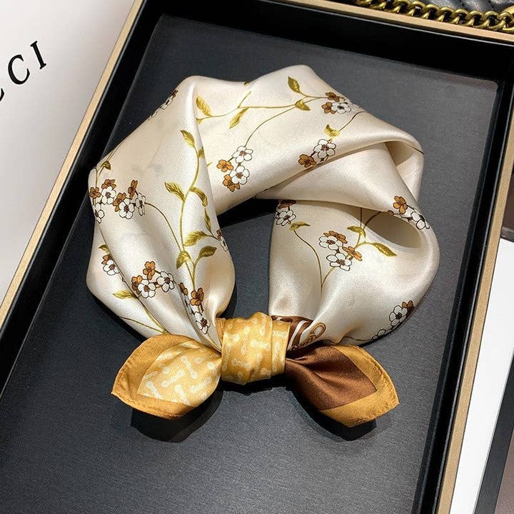 Plush Looks – wholesale Scarf – Women's – Thin Printed Small Handkerchief1