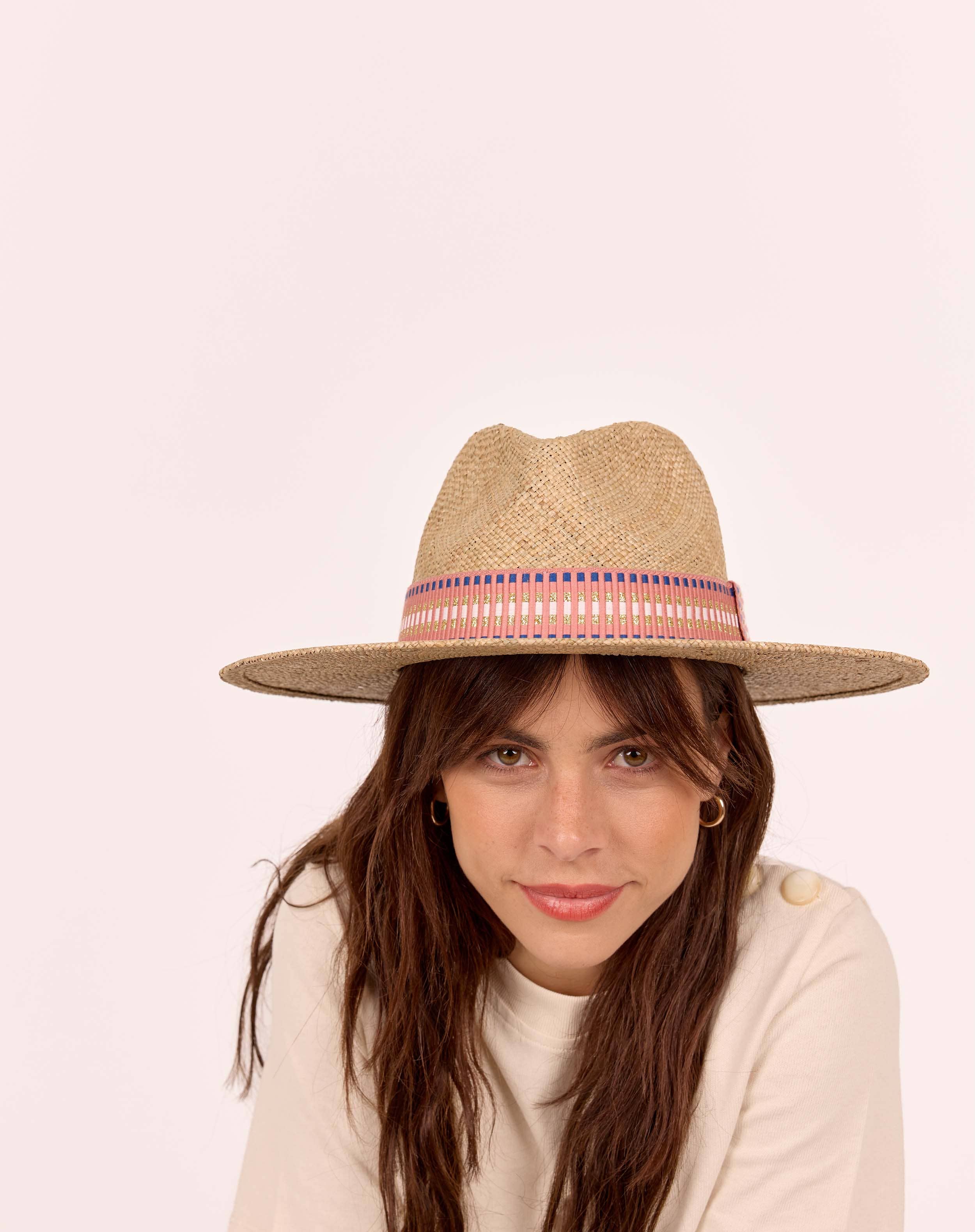 Maradji – Chapéu de palha – Mulher por atacado – Chapéu preto bordado de grama-do-mar com aba larga4