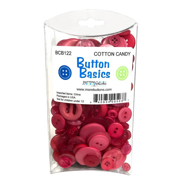 Buttons Galore & More - Wholesale Sewing Button/Snap - Button Basics Colorful Craft & Sewing Buttons48