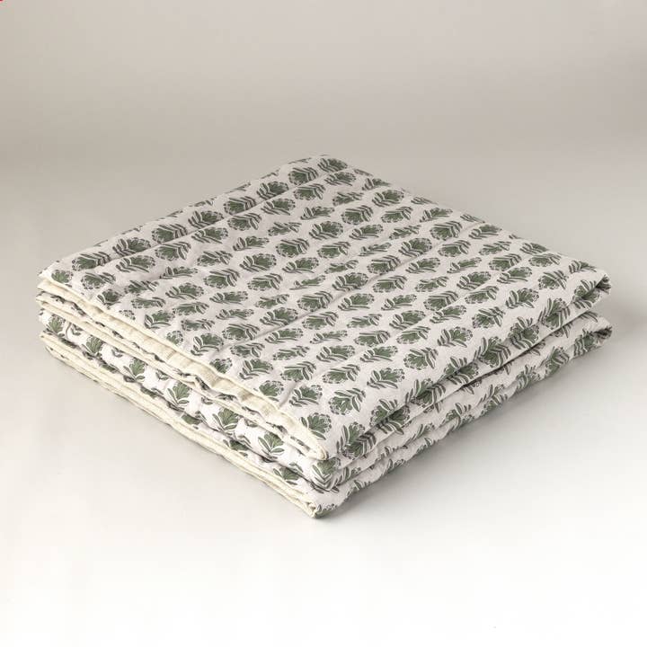 Co.House Designs - Wholesale Quilt - Charlie Block Print Quilt2