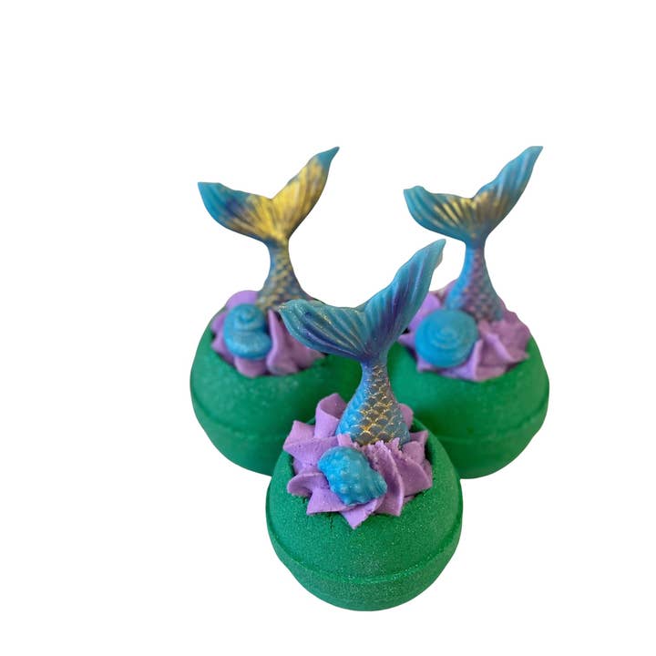 Scrub Cosmetics - Wholesale Bath Bomb/Fizz - Mermaid Bath Bombs With Foaming Butter1