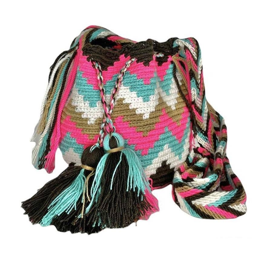 Colorful 4U - Vente Sac à bandoulière – femme - Petits sacs au crochet colorés | Pochettes d'été pour femmes2