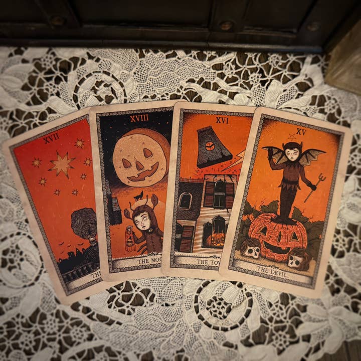 The Orphans of Dudleytown - Vendita all'ingrosso Tarocchi - *NUOVO* Il Mazzo degli Arcani Maggiori degli Orfani (3ª Edizione)9