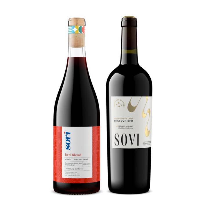 Reds Mixed Case - Non-Alcoholic Wine for wholesale by Sovi Wine Co.
