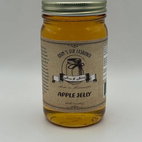Apple Jelly (12oz) for wholesale by Odom's Old Fashioned Goods