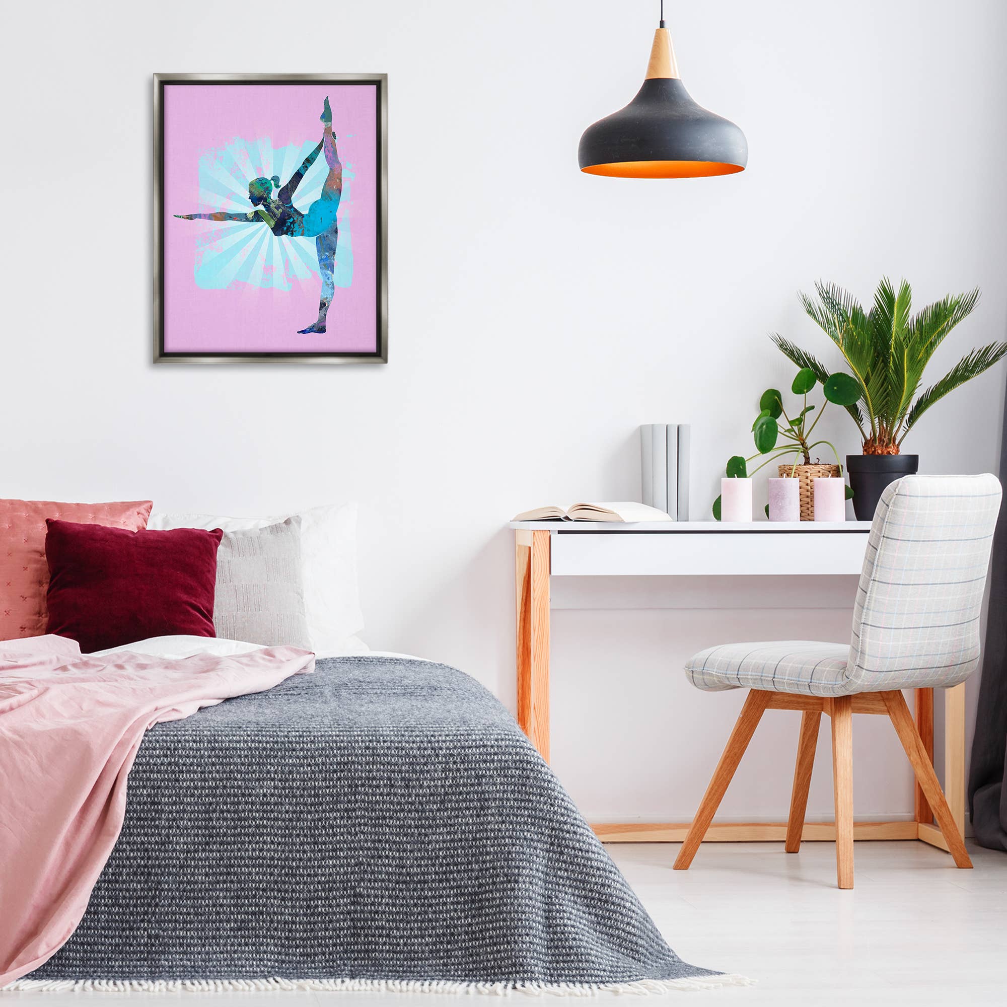 Stupell Industries - Wholesale Wall decor – Kids & Baby - Stretching Mindful Exercise Floater Framed Art27