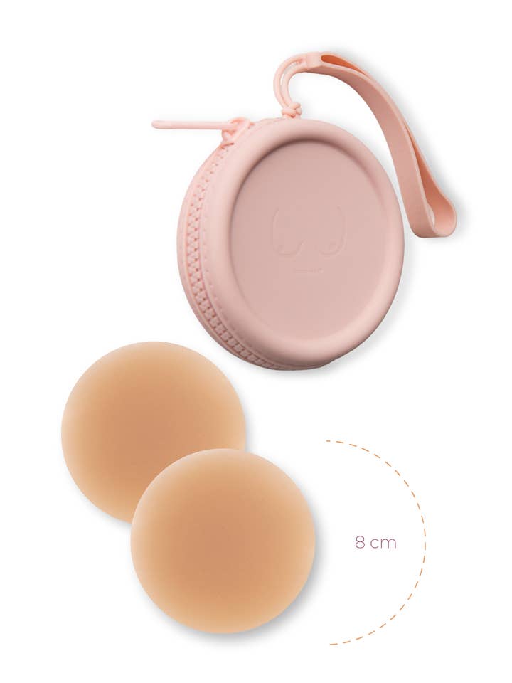 Boob-eez - Wholesale Nipple Pasties - Women's - x1 Silicone Travel Case + x1 Pair of "Headlight Hiders"13