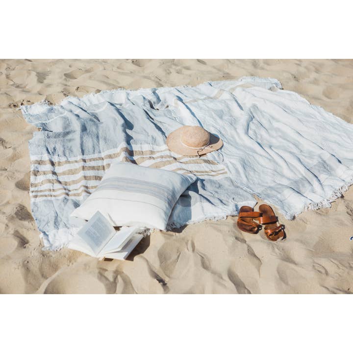 Libeco Home - Wholesale Throw Blanket - The Belgian Towel Fouta 110x180cm30