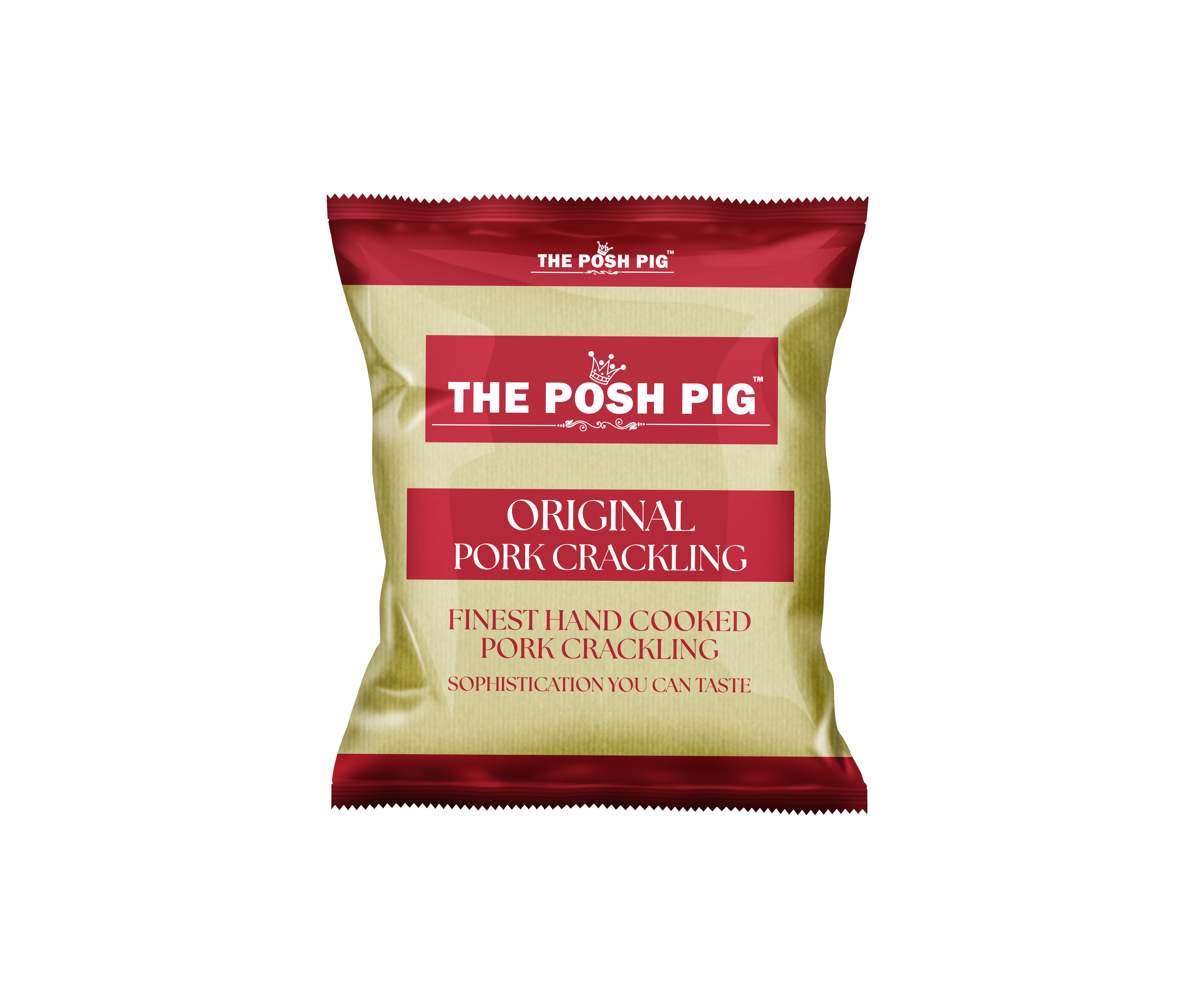 The Posh Pig – wholesale Puffed snack – Pork Crackling 40g Bag 6 Flavours Available0