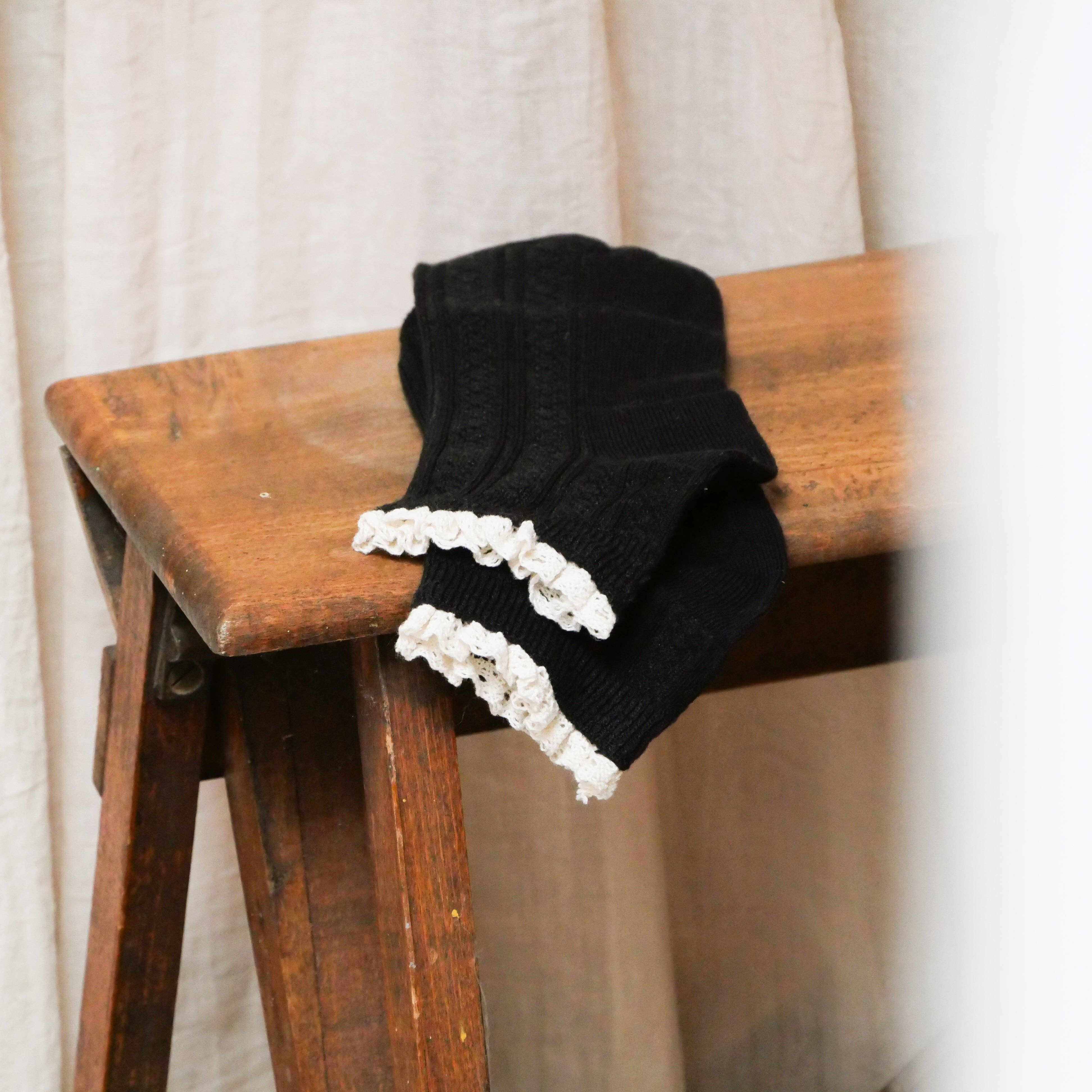 Gentil Coquelicot Paris - Venta al por mayor Calcetines - Mujer - Calcetines bajos de macramé8