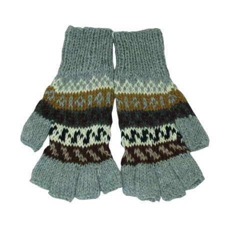 Deluxe Alpaca Blend Fingerless Gloves for wholesale by Inter-American Trading Inc.