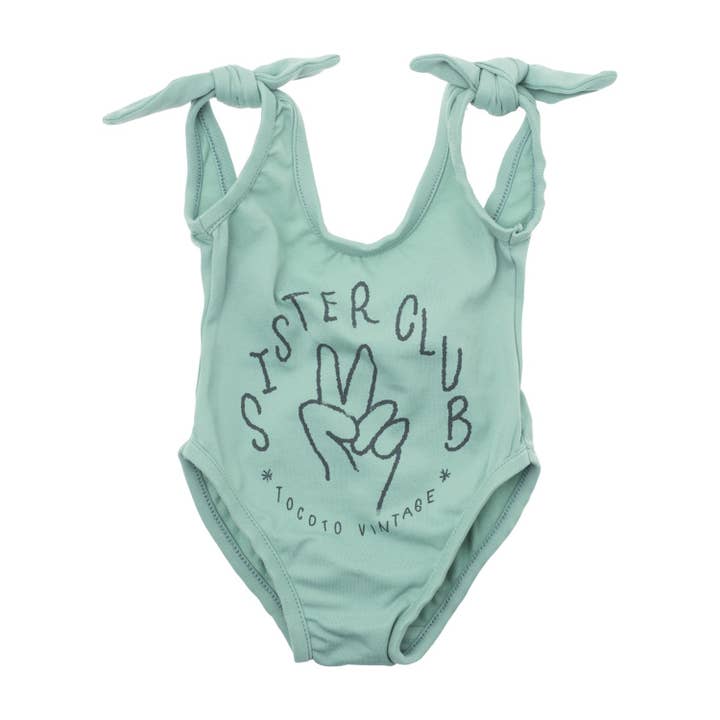 Green Sister Club Baby Swuimsuit S42723-B for wholesale on Faire