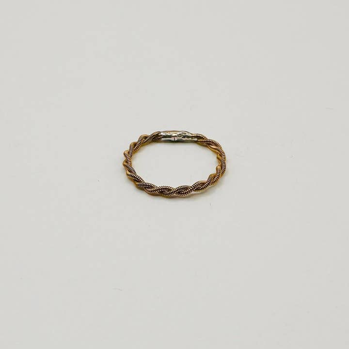 Middle Sister Designs - Wholesale Band/Stacked Ring - Twisted String Ring1