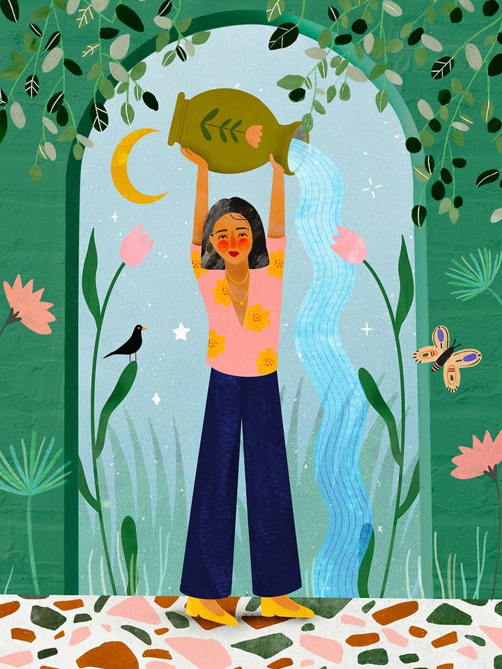 Aquarius poster for wholesale by MAISON PATATE