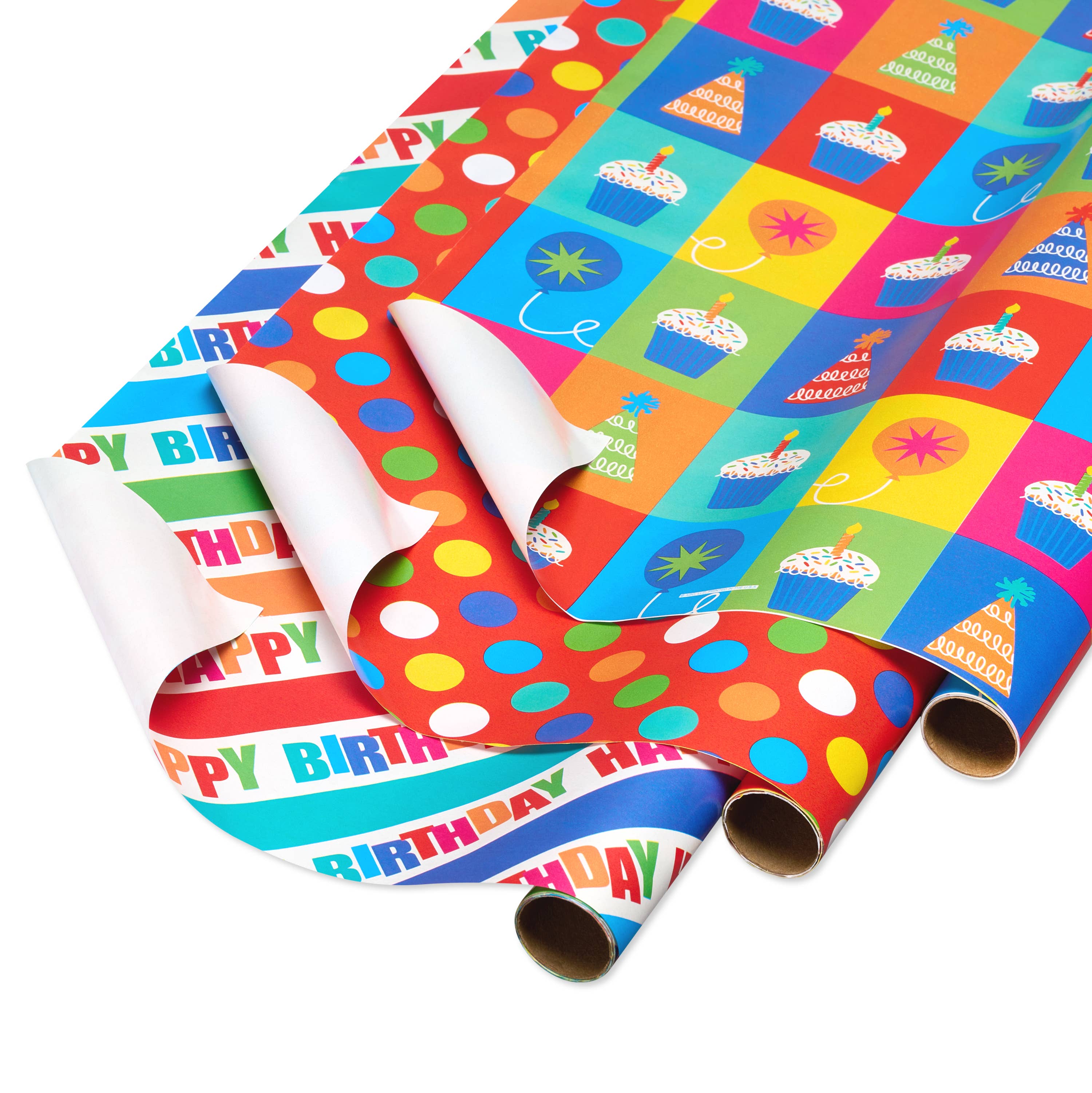 DICKENS INC. - Wholesale Wrapping Paper Roll - Birthday Wrapping Paper | Birthday Wrapping Paper Multi-pack1