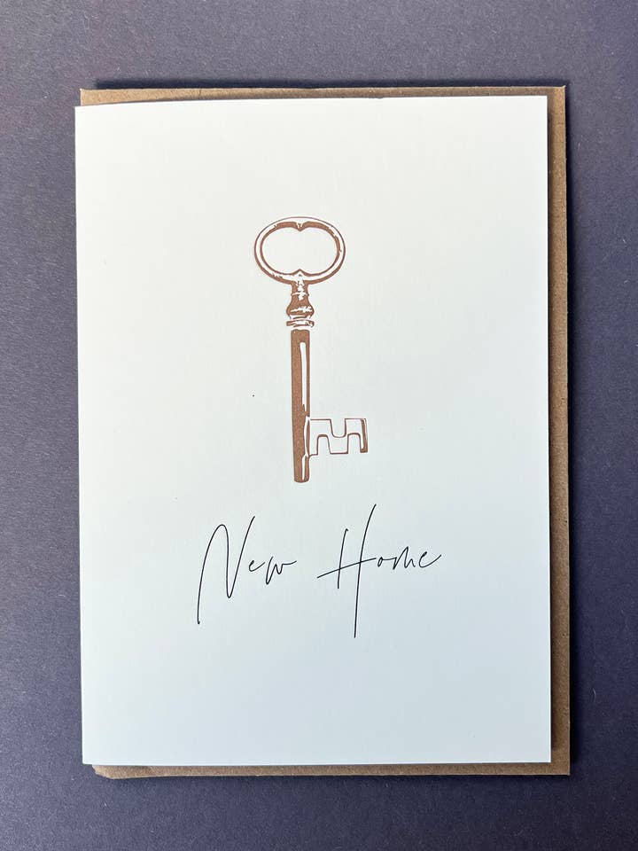 Nuova Casa Biglietto Letterpress | Biglietto di Trasloco per la vendita all'ingrosso da parte di Penguin Ink