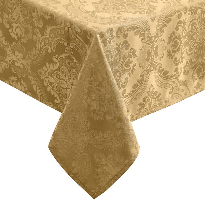 Threadmade Home - Wholesale Tablecloth - Caiden Elegance Damask Water and Stain Resistant Tablecloth22