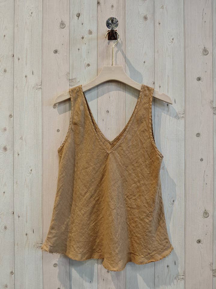 Linen & More - Wholesale Tank Top - Women's - REF 21591 100% SISA LINEN T-SHIRT10