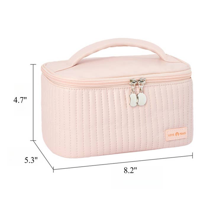 wandf - Wholesale Makeup Storage Box - Durable PU Makeup Storage Case with Secure Zipper for Women6