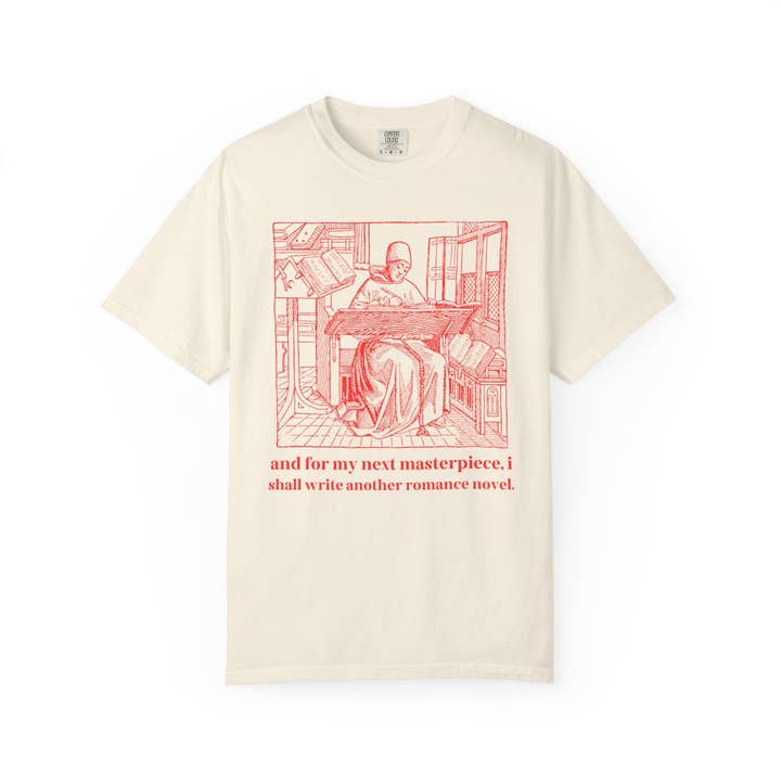 I Shall Write Another Romance Novel: Author Tee for wholesale by Opal and June