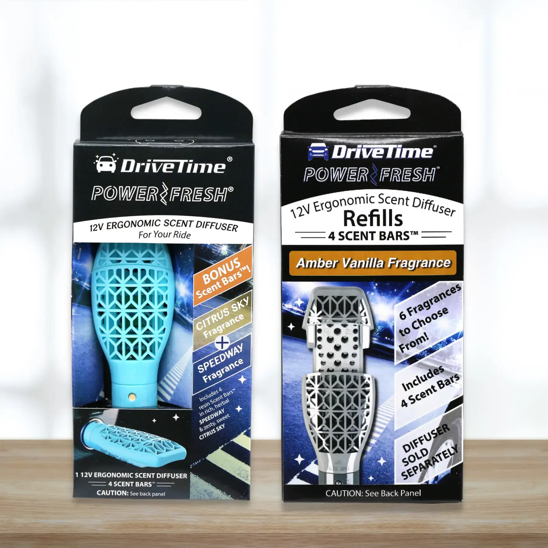Belle Aroma® - Wholesale Car Freshener - Unisex - Power Fresh® 12V Refill Air Freshener Amber Vanilla
4