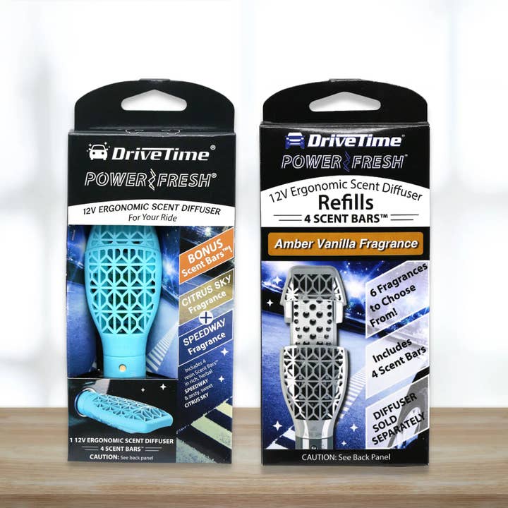 Belle Aroma® - Wholesale Car Freshener - Unisex - Power Fresh® 12V Refill Air Freshener Amber Vanilla
4