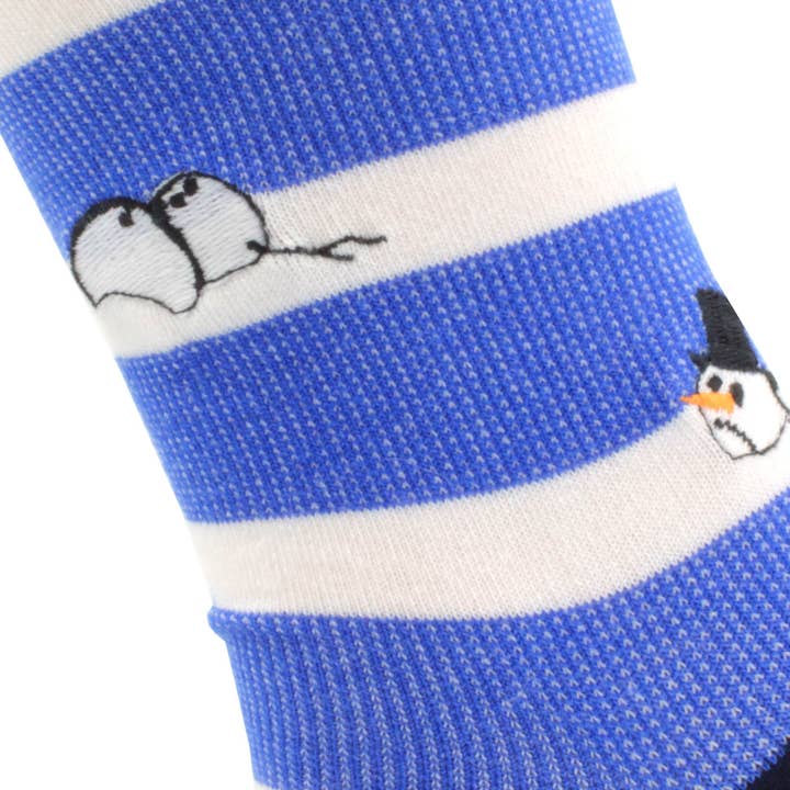 Soxfords - Wholesale Socks - Men's - "Watch the Ice" - Snowman Themed Men's Pima Socks