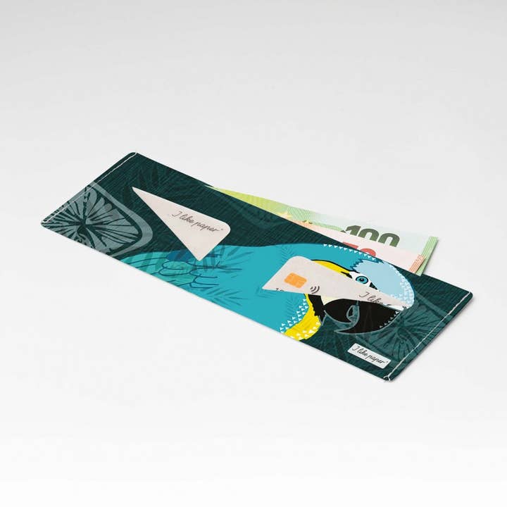BLUE MACAW Tyvek® Pappwallet Lite / Minimal Wallet for wholesale by I Like Paper