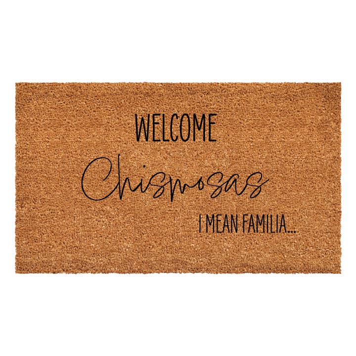 Calloway Mills - Wholesale Door Mat - Welcome Chismosas I mean Familia Spanish Doormat