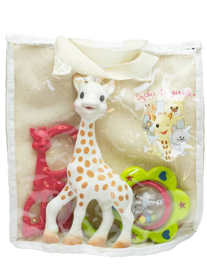 Cotton Gift Bag for wholesale by Sophie la Girafe by Calisson Toys.