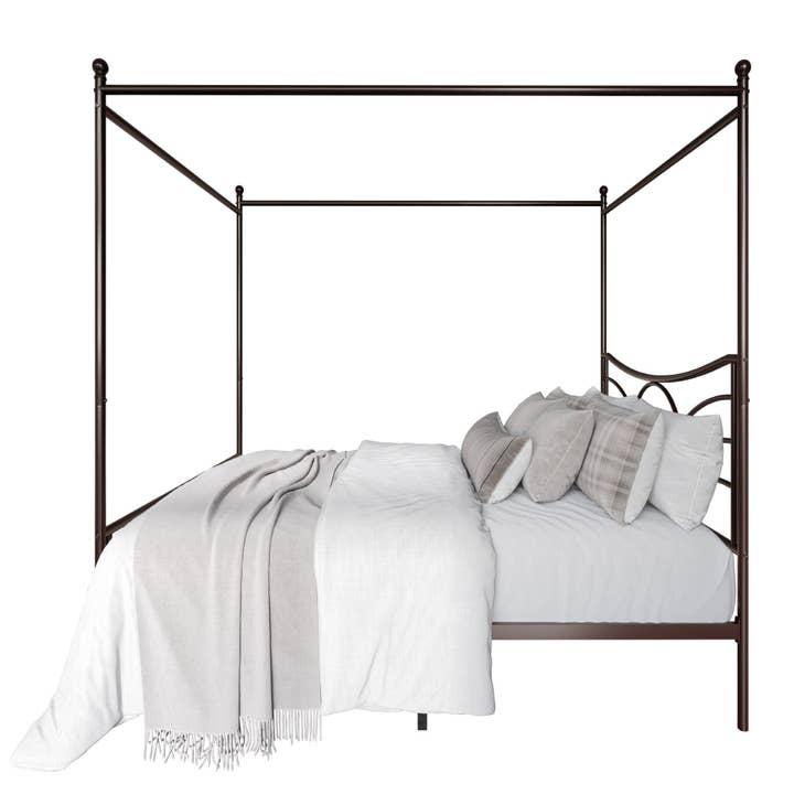 Home Design - Wholesale Bed - Home Design Denver Metal Canopy Bed Frame For Adult3