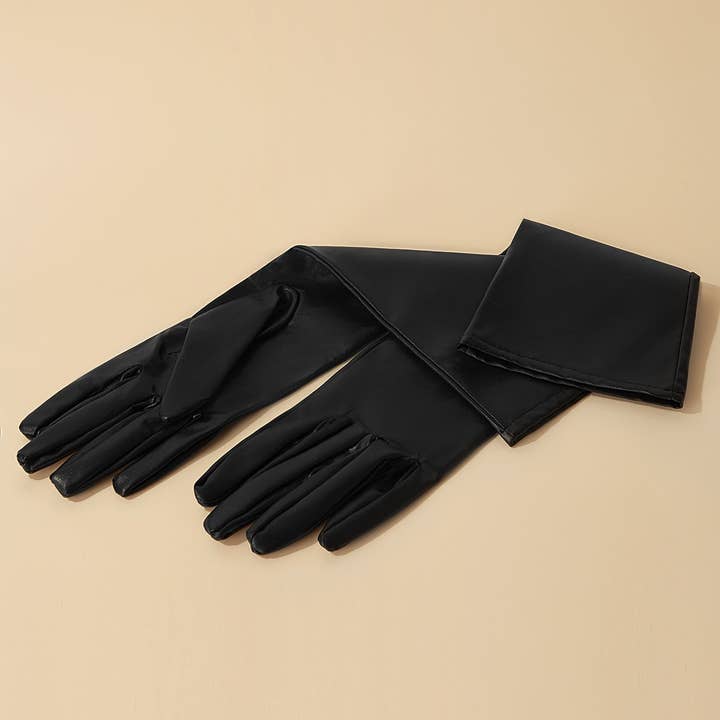 Bruna – wholesale Gloves – Women's – Long Black Gloves · Madame ·0