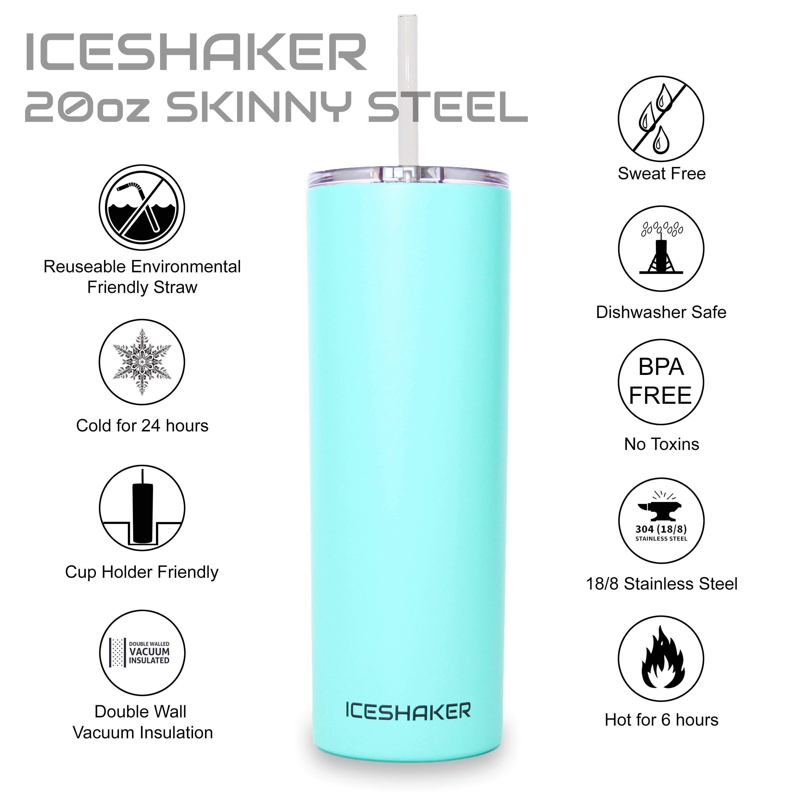 Ice Shaker - Wholesale Insulated mug/tumbler - 20oz Skinny Tumbler18