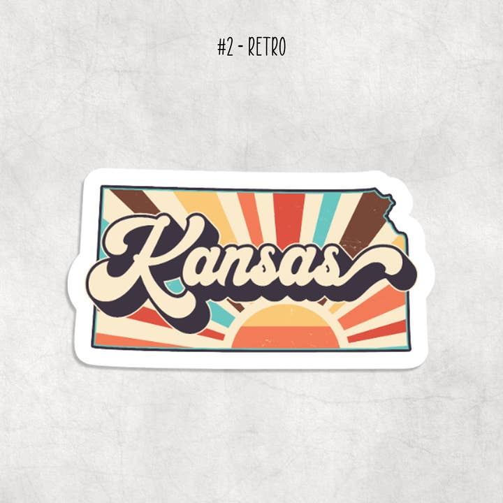 Expression Design Co - Wholesale Sticker - Kansas Stickers2