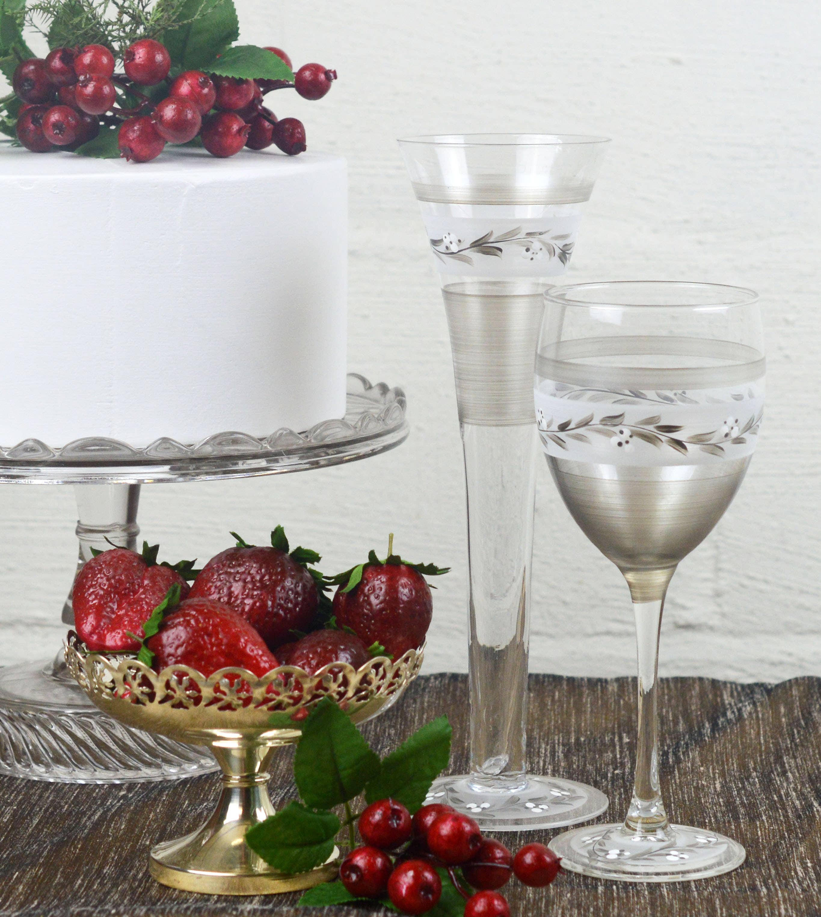 Golden Hill Studio - Vente Flûtes de champagne - Flûte creuse Swiss Twilight2