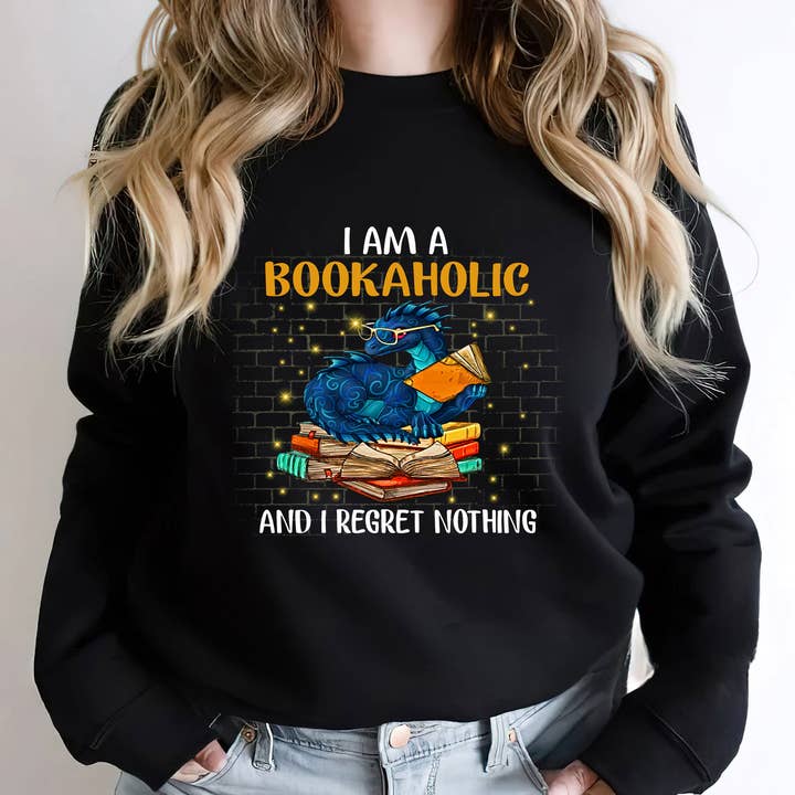 I Am A Bookaholic And I Regret Nothings Shirt, Reading Gift for wholesale by EagleAceApparel
