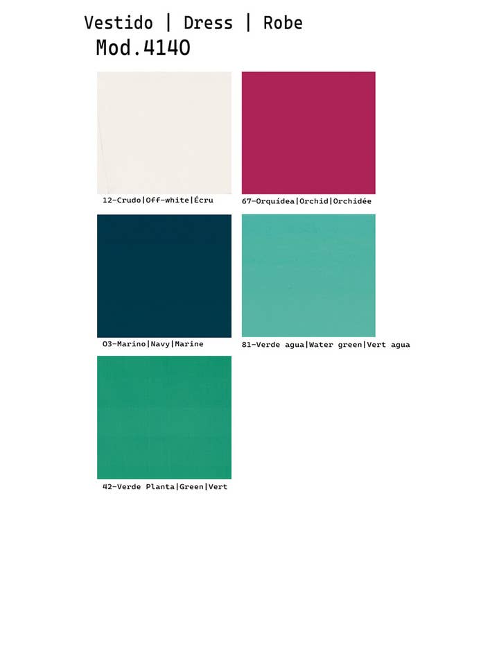 LOURDES CASTILLO - Wholesale Dress - Women's - 344140L WRAP DRESS1