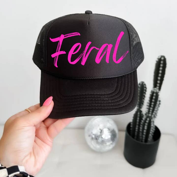 TrendyKeys - Wholesale Trucker Hat - Women's - Feral Graphic Trucker Hat 1