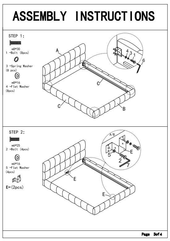 Dark Grey Queen Size Upholstered Chenille Platform Bed for wholesale on Faire12