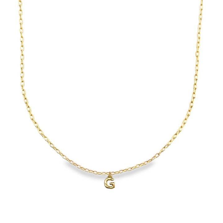 Camilla Limón - Wholesale Pendant/Charm Necklace - Tiny Initial Charm Personalized Gold-Filled Necklace6